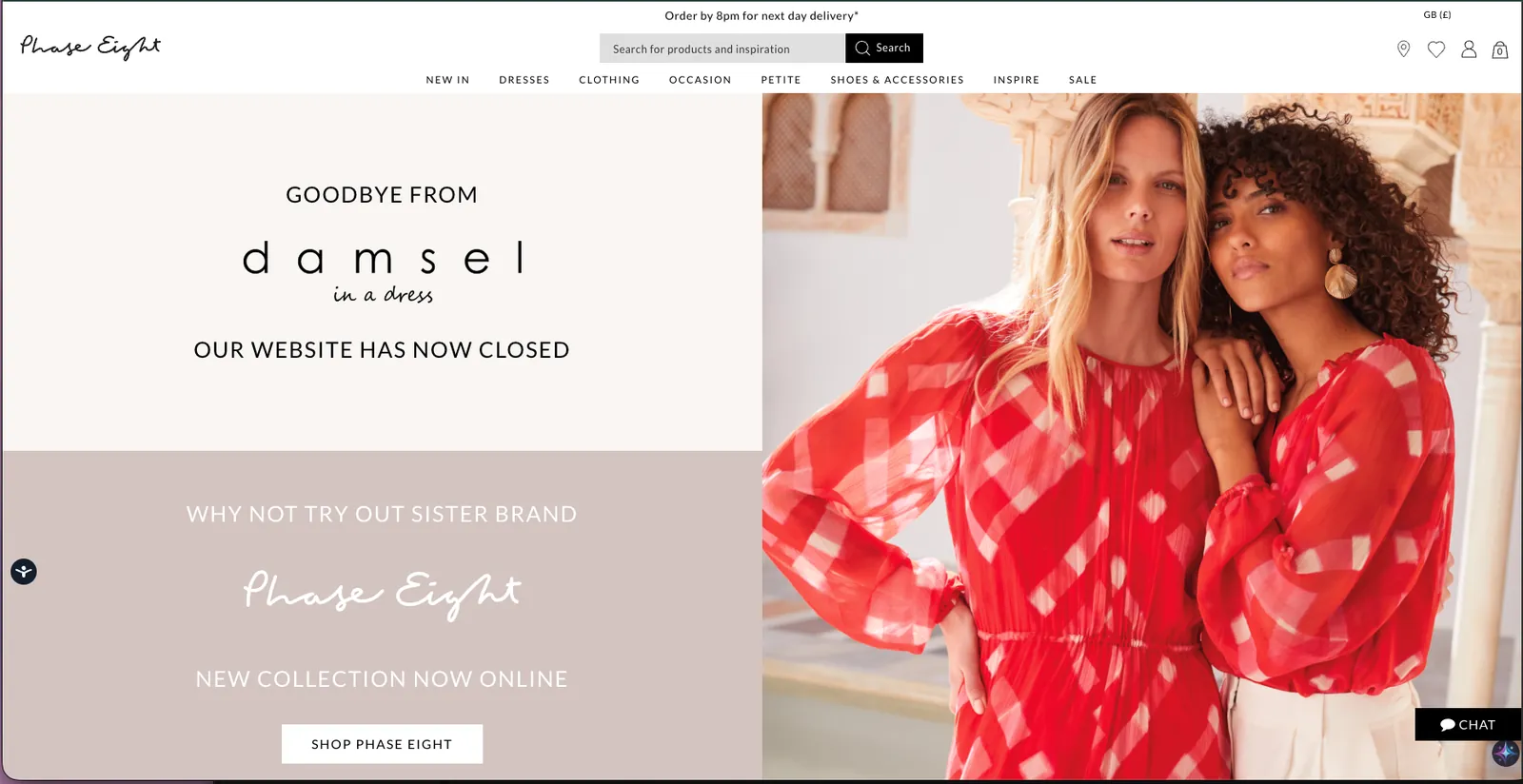 Screenshot of Damsel in a dress