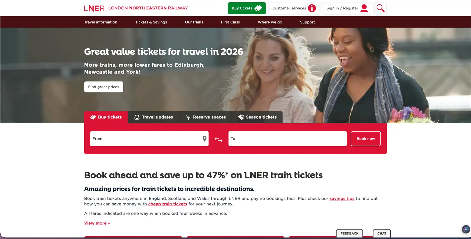Screenshot of UK National Transport Operator